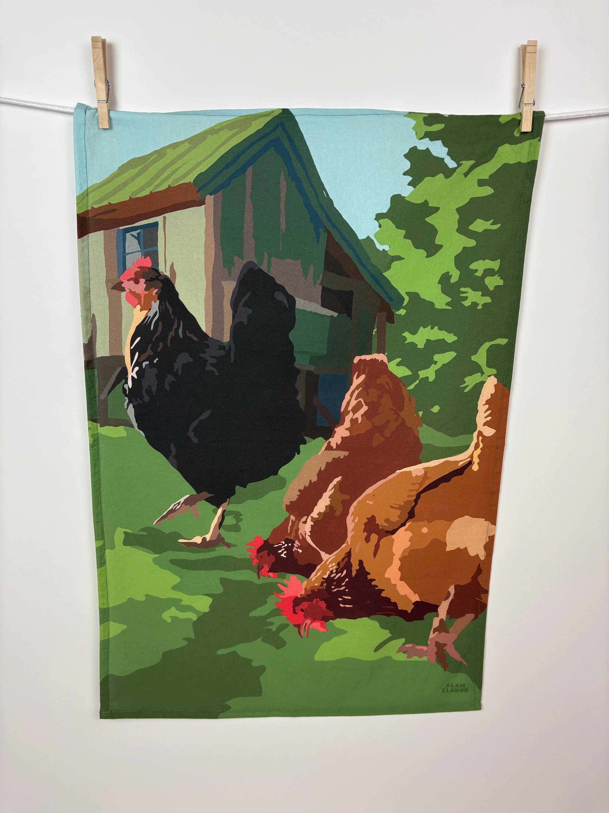 Chicken Tea Towel