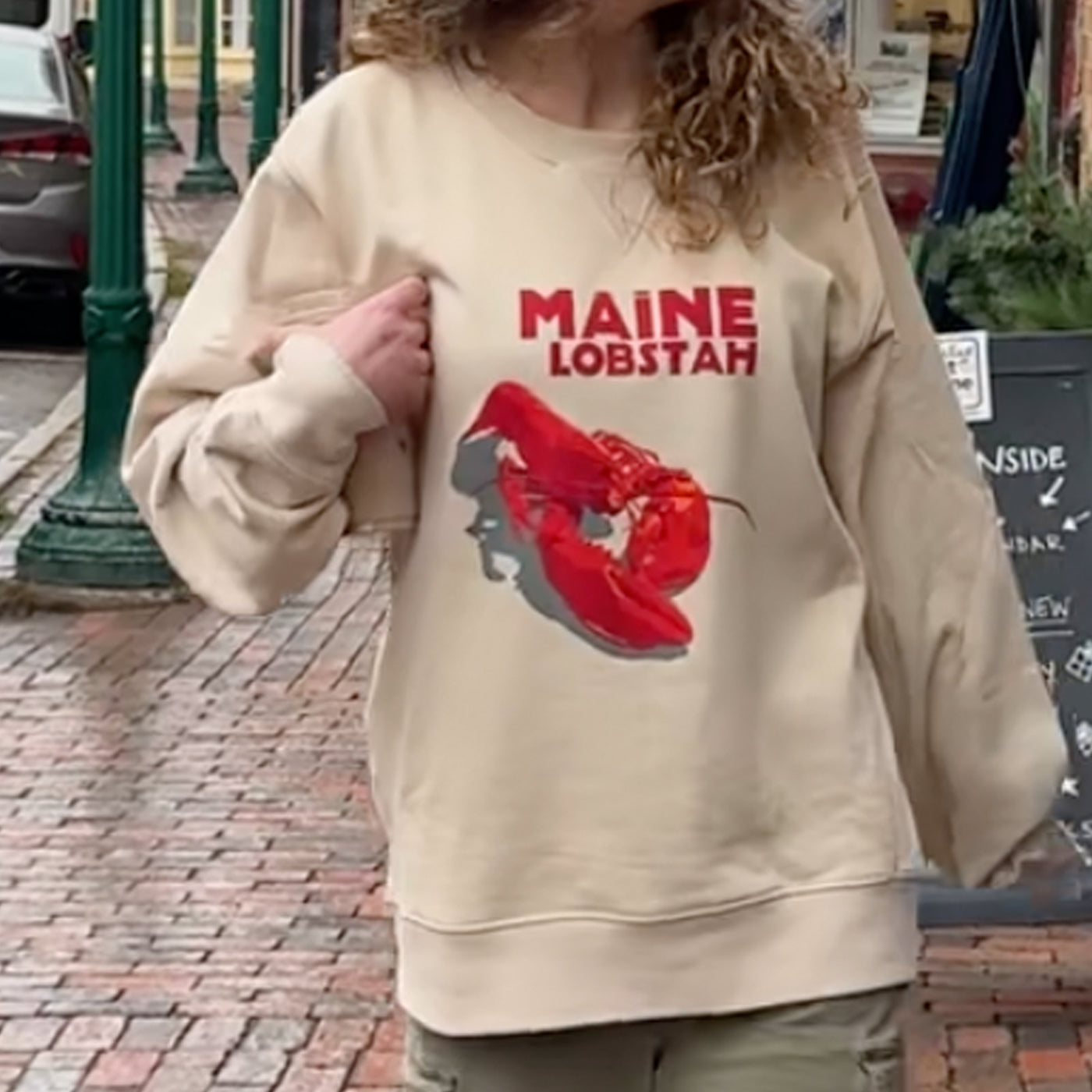 Maine Lobstah Sweatshirt