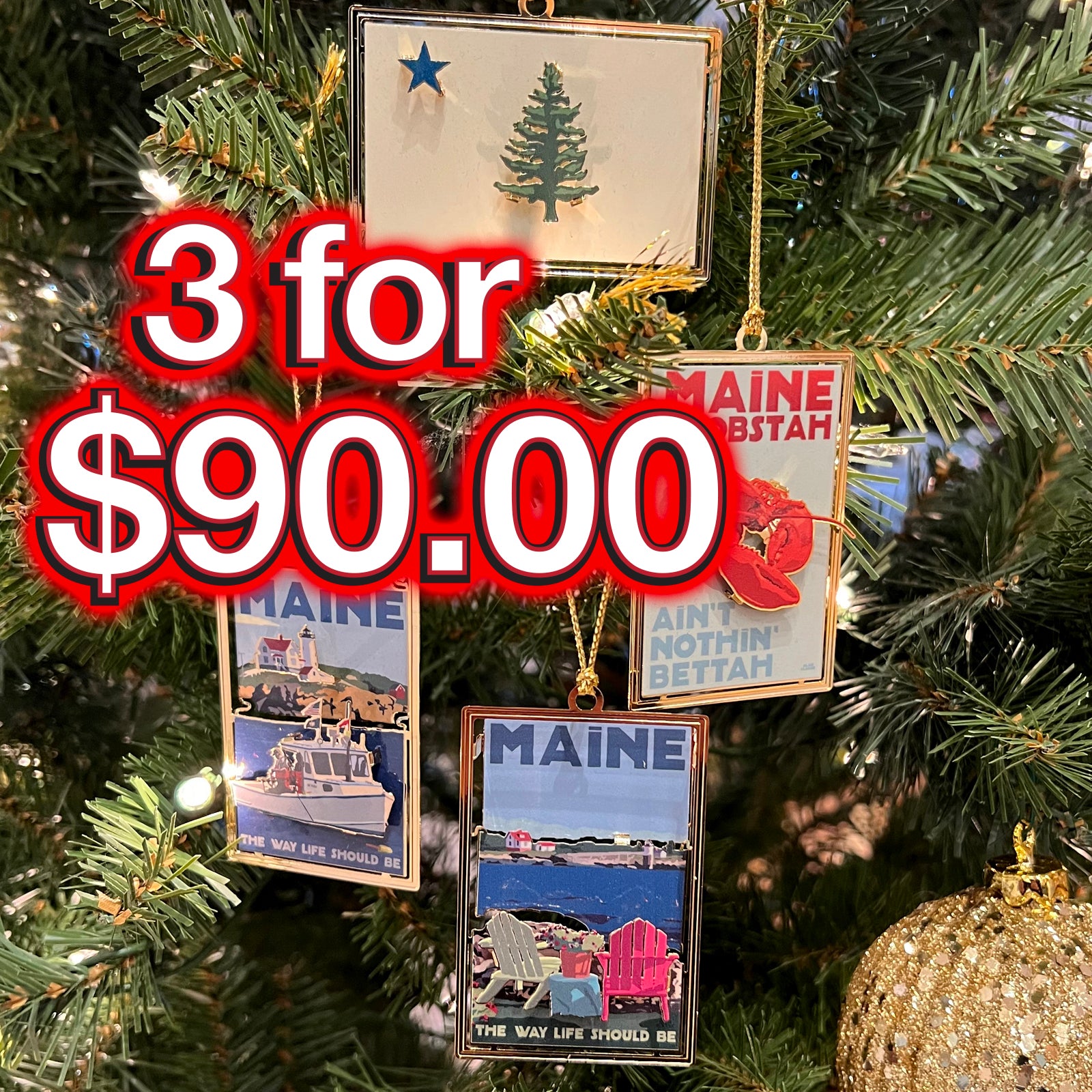 Christmas Ornament Special: Buy 2 get the 3rd 1/2 OFF 🎄