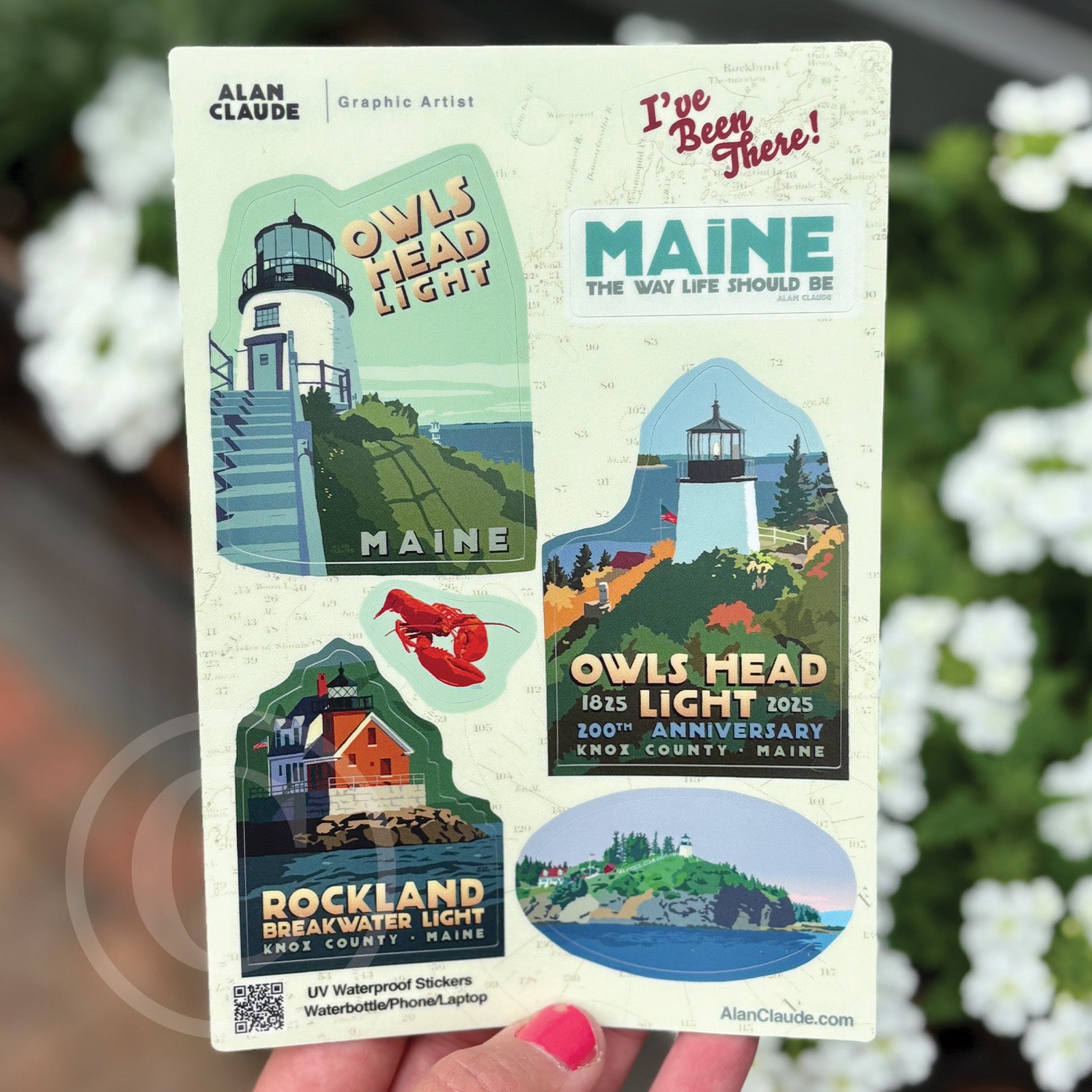 Owls Head Stickers