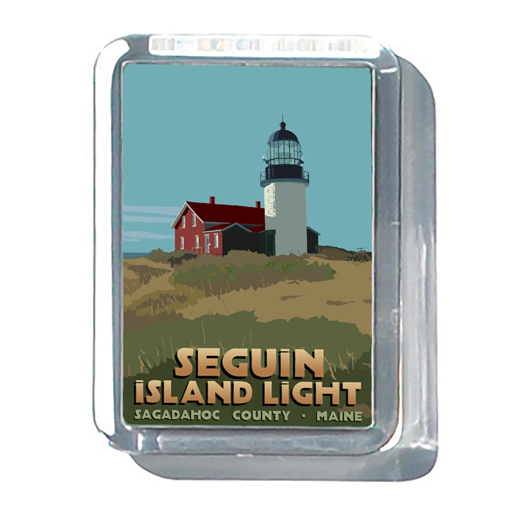 Seguin Island Light 2" x 2 3/4" Acrylic Magnet - Maine