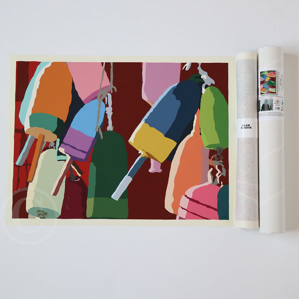 Lobster Buoys Art Print 18