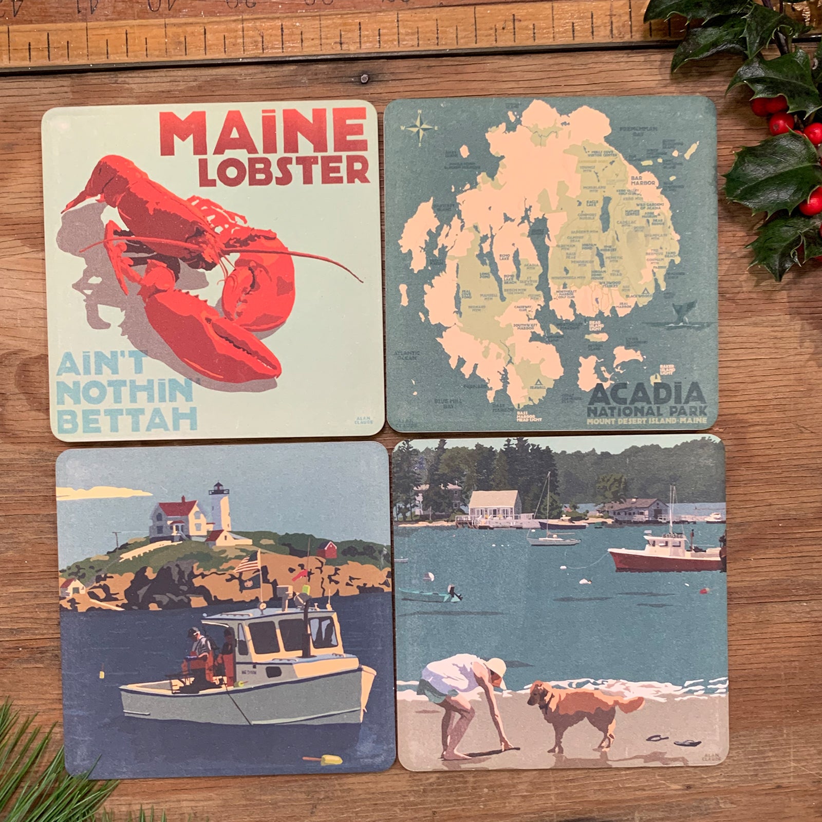4 Coasters for $45 - Maine Living