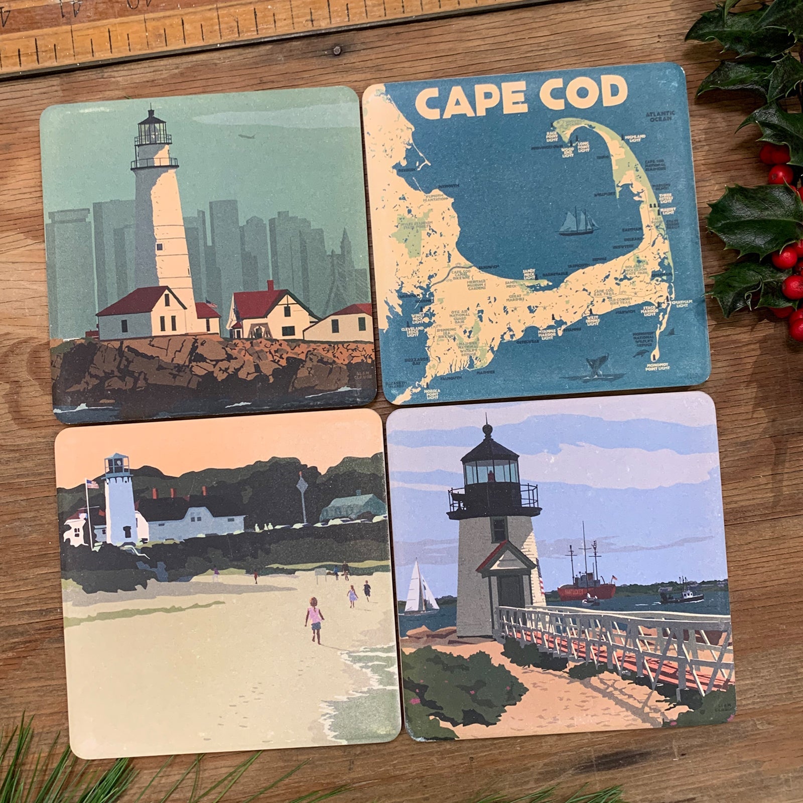 4 Coasters for $45 - Massachusetts Living