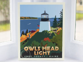 Owls Head Light Art Print