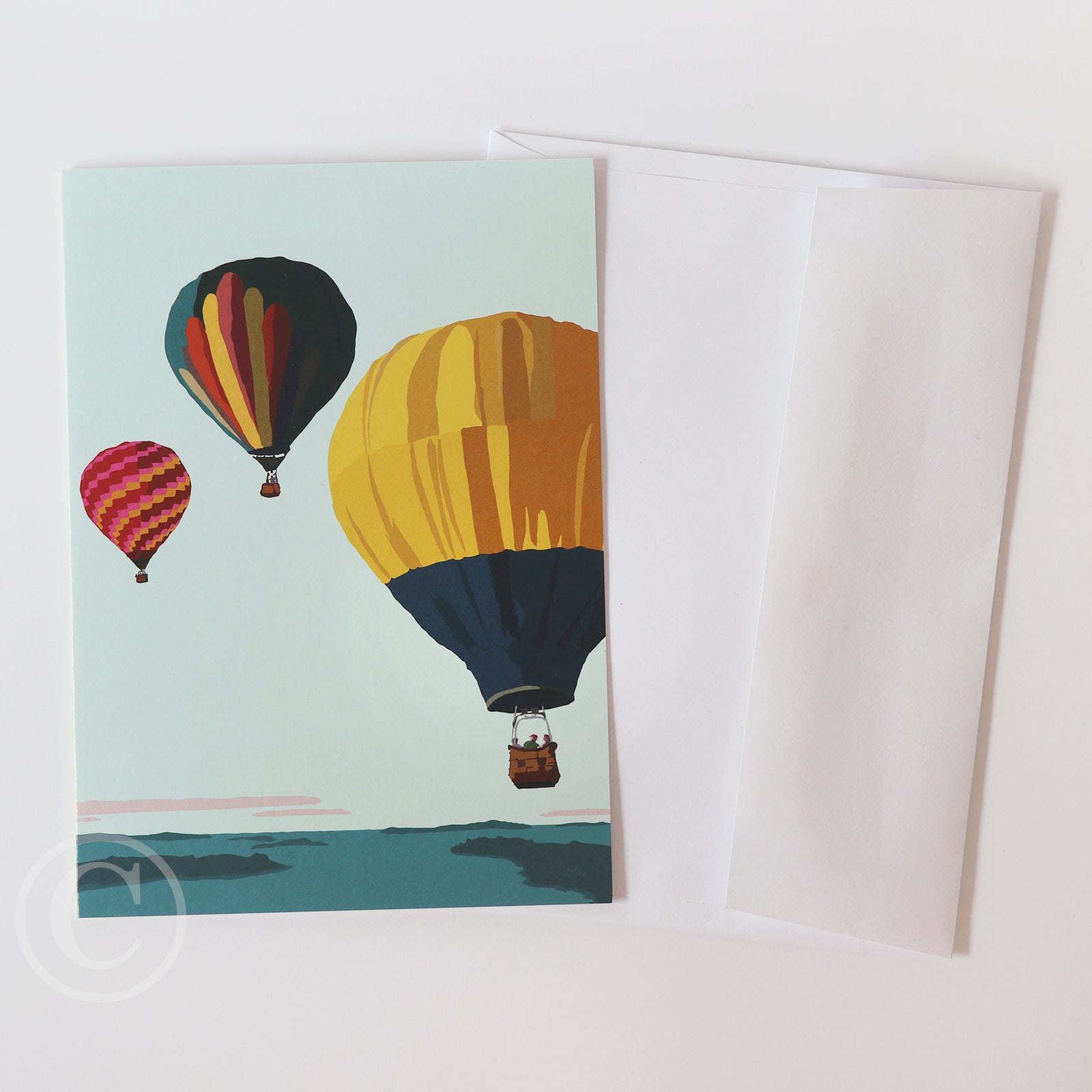 Balloons Over Islands Notecard 5" x 7" - Maine