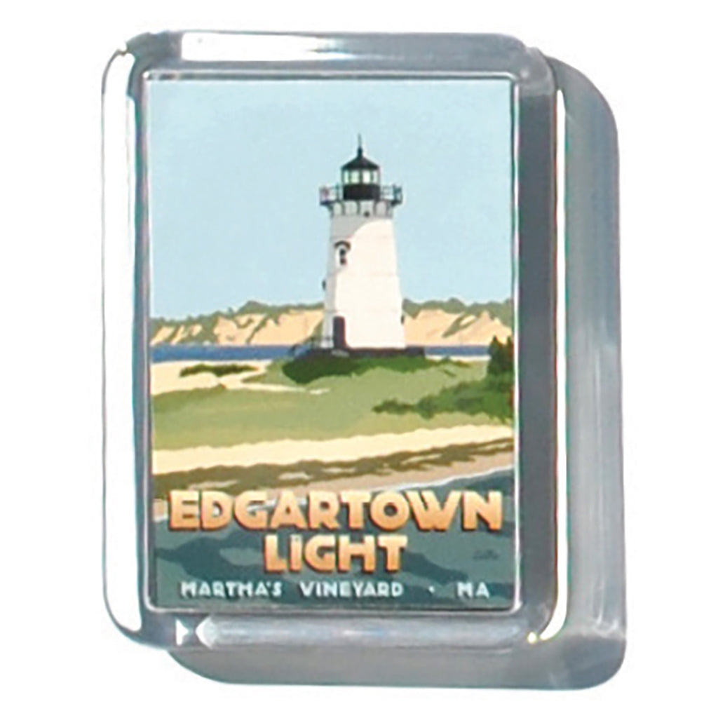 Edgartown Light 2" x 2 3/4" Acrylic Magnet - Massachusetts