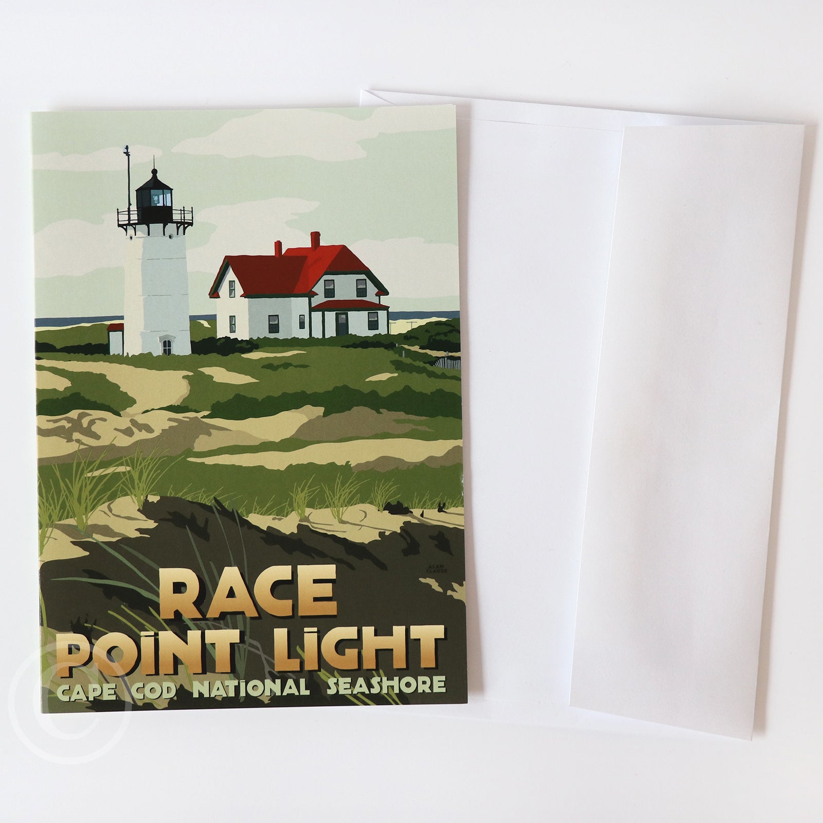 Race Point Light  Notecard 5" x 7"  - Massachusetts