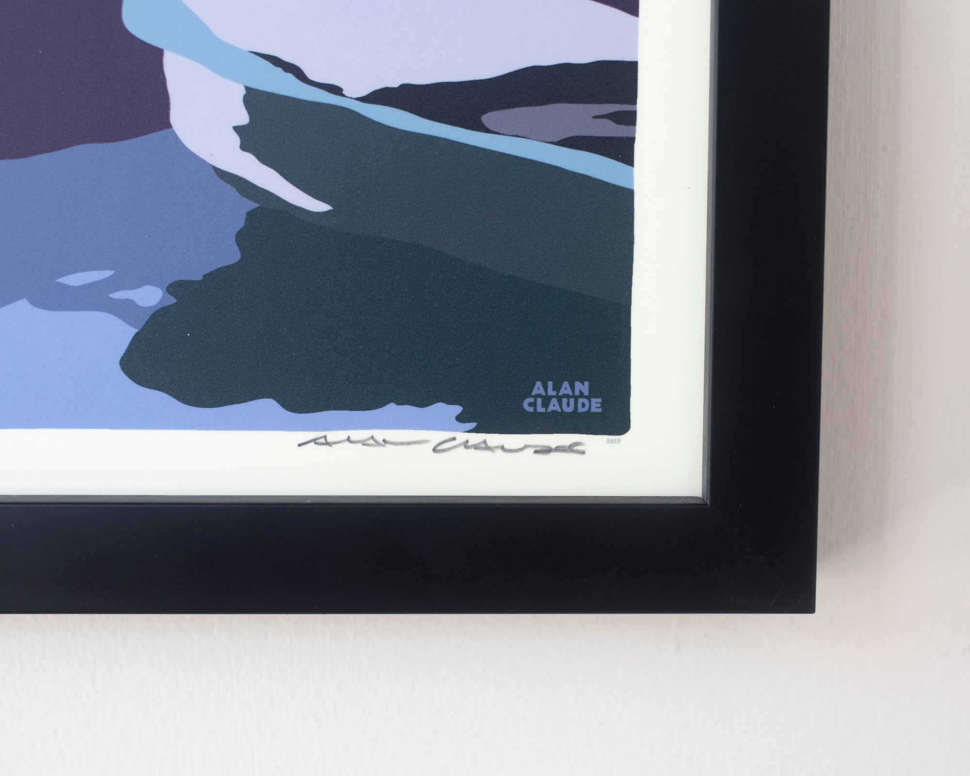 Spruce Head Island Art Print 18" x 24" Framed Wall Poster By Alan Claude - Maine